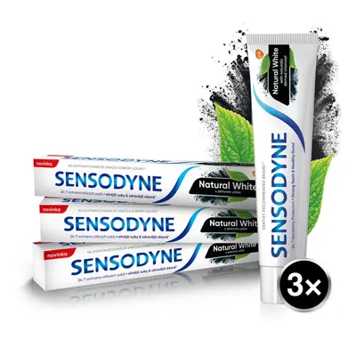 Sensodyne Natural White 3x75 ml