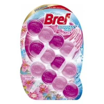 BREF BRILLIANT GEL SPRING RAIN WC BLOK 3X42