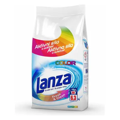 Lanza Color Fresh & Clean prací prášek se svěží vůní 6,3 kg