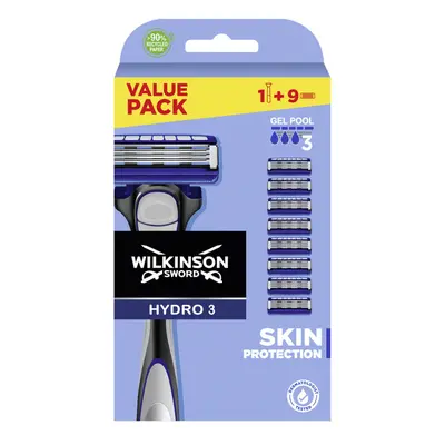 Wilkinson Sword Hydro 3 Skin Protection 9 ks hlavic