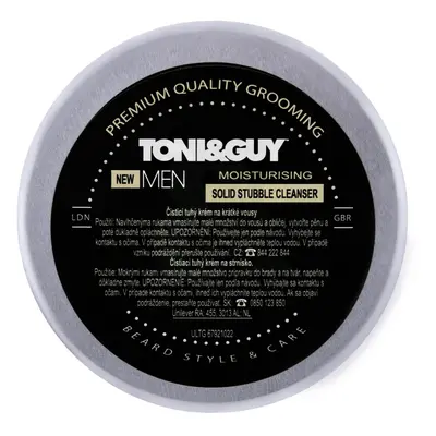 Toni & Guy Čisticí tuhý krém na krátké vousy (Moisturising Solid Stubble Cleanser) 75 ml