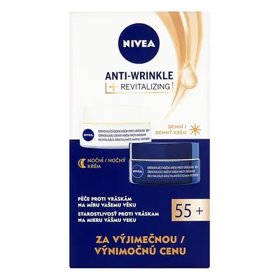 NIVEA dennínoční krém 2x50ml 55 Revitalizing