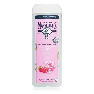 Le Petit Marseillais Raspberry&Peony krémový sprchový gel, 400 ml