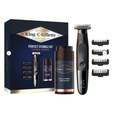 Gillette King C. Vánoční balíček Style master Moisturizer 100 ml