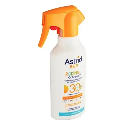 Sarantis Astrid Sun mléko na opalování spray rodinné balení XL SPF30 270ml