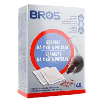 Tatrachema CZ s.r.o. Bros granule na myši a potkany 140g