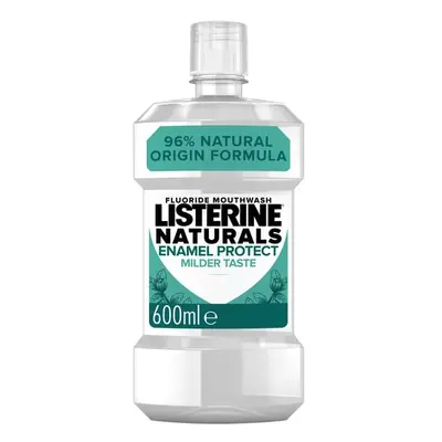 Listerine Naturals bez Alkoholu a barviv enamel protect BIG PACK 600 ml