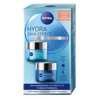 Nivea Hydra Skin Effect gel krém denní 50 ml hydratační gel krém noční 50 ml duopack