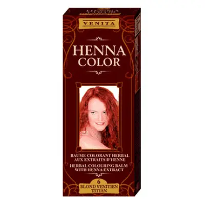 Venita Henna Color barvící balzám na vlasy 6 Tycián 75 ml