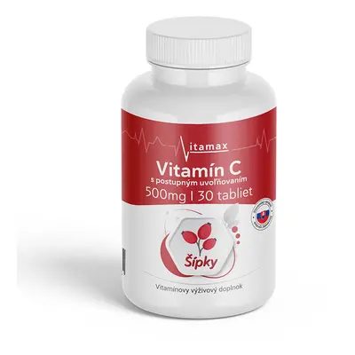 Vitamax Vitamin C 500 mg - Šípek s prodlouženým účinkem mg: 500 mg I 30 tablet