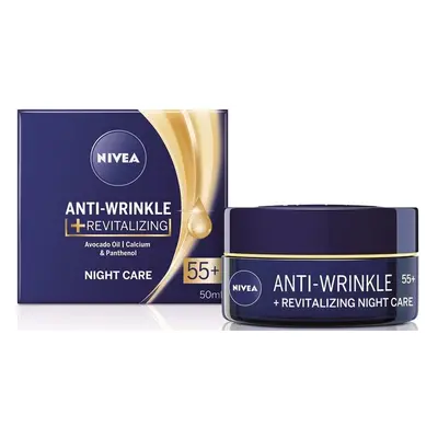 Nivea Anti-Wrinkle Revitalizing Night Cream noční krém na všechny typy pleti 50 ml