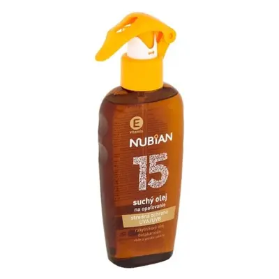 Nubian suchý olej na opalování SPF15 200 ml