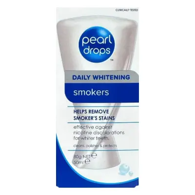 Pearl Drops Smokers Denní bělící pasta na odstranění skvrn pro bělení zubů 50 ml