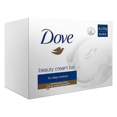 Dove Beauty Cream Bar toaletní mýdlo 4 x 90 g