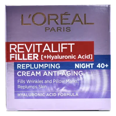 L'Oréal Revitalift Filler Anti-ageing Cream SPF50 pleťový krém noční 50 ml