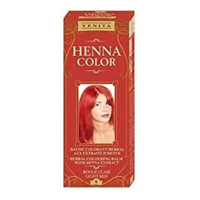 Venita Henna Color barvící balzám na vlasy 9 Jasně červený 75 ml