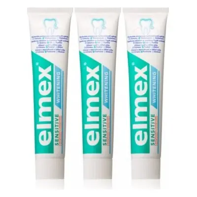 Elmex bělicí zubní pasta pro citlivé zuby sensitive whitening 3 x 75 ml