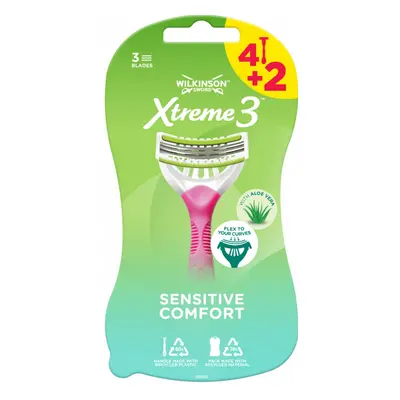 Wilkinson Sword WILKINSON beauty extreme 3 sensitive (6ks/sáč)