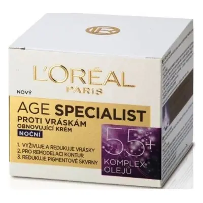 LOREAL NOČNÍ KRÉM 50ML 55 AGE EXPERT