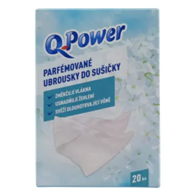 Q-Power Parfémované ubrousky do sušičky 20 ks