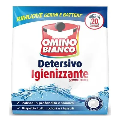 OMINO BIANCO ITALSKÝ PRACÍ PRÁŠEK IGIENIZZANTE 1,1 KG 20 PRACÍCH DÁVEK