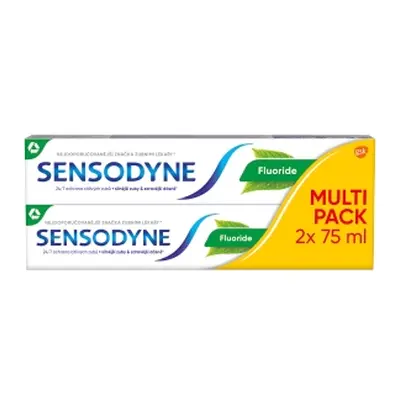 Glaxosmithkline Consumer Sensodyne Zubní pasta na citlivé zuby Fluoride Duopack 2 x 75 ml