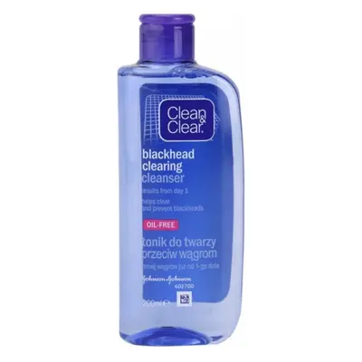 Johnson & Johnson Clean & Clear Blackhead Clearing voda proti černým tečkám 200 ml