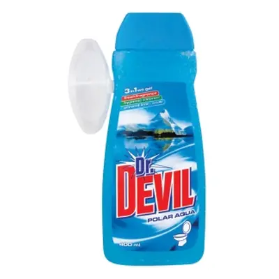 TOMIL Dr. Devil WC gel košíček Polar Aqua 400 ml