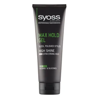 Syoss Max Hold Styling Gel 24h - pro Megasilnou fixaci vlasů 250 ml