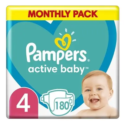 Pampers Active Baby 4 9-14 kg 180 ks