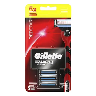 Gillette Mach3 Start 5 ks náhradní hlavice