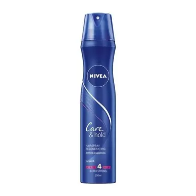 Nivea lak na vlasy Care & Hold regenerační pro extra silnou fixaci (Extra Strong 4) 250 ml