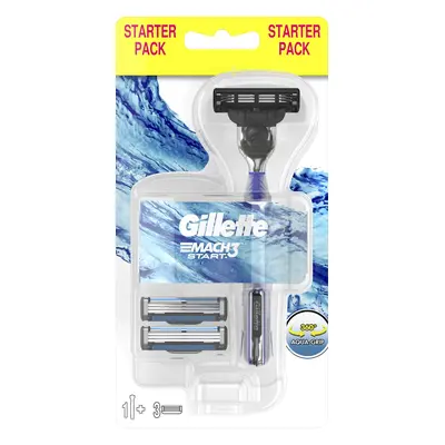 Gillette Mach3 start strojek 3 hlavice startovací sada