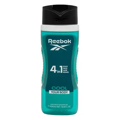 Reebok MEN Cool your body Sprchový gel 400ml. 4in1