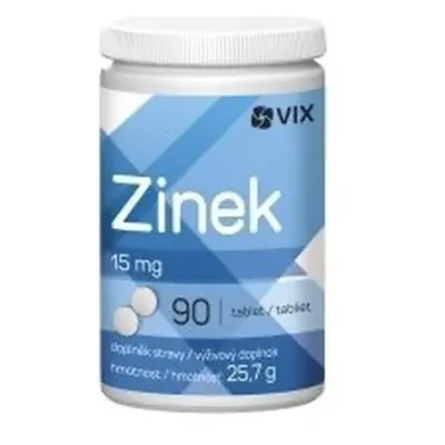 Vix Zinek Chelát 15 mg 90 tablet