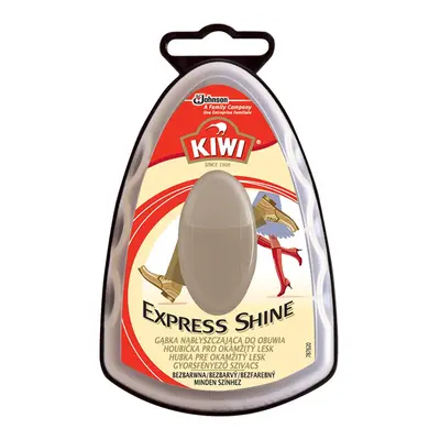 Kiwi Express Shine houbička na boty, bezbarvá lesk, 6 ml