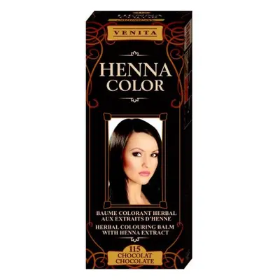 Venita Henna Color barvící balzám na vlasy 115 Čokoláda 75 ml