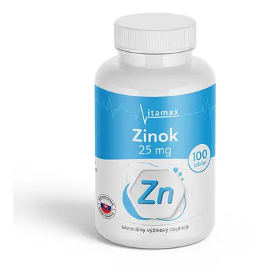 Vitamax Zinek 100 tabliet mg: 25 mg