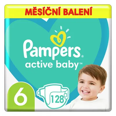 Pampers Active Baby 6 128 ks