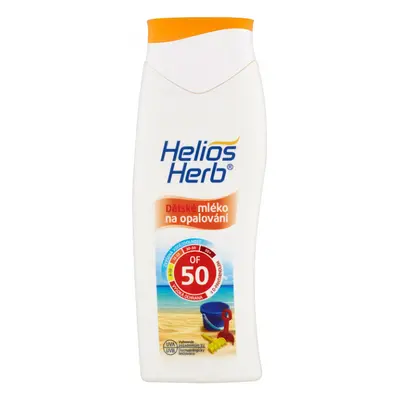 Helios Herb dětské mléko na opalování SPF50 200 ml Water resistant