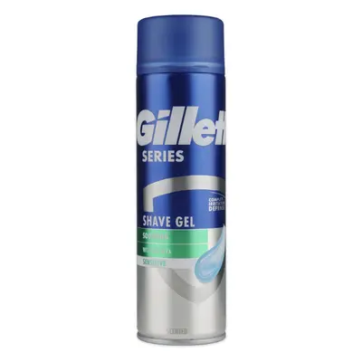 Gillette Sensitive gel na holení pro citlivou pleť 200ml 40ml zdarma