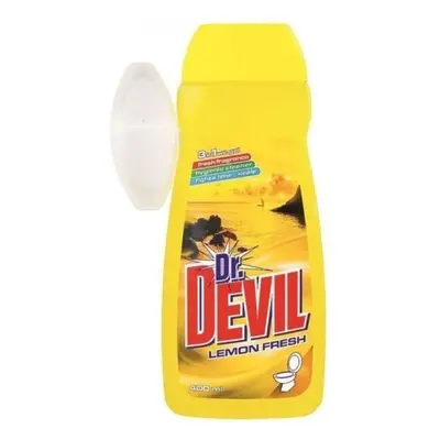 Dr. Devil WC gel s košíčkem 3v1 Lemon 400 ml