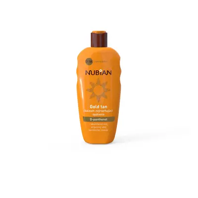 Nubian Gold tan tělový balzám zvýrazňující opálení, 200 g