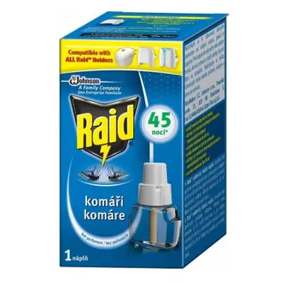 Raid proti komárům tekutá náplń do elektrického strojku 27ml 45nocí