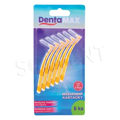 Dentamax mezizubní kartáčky zahnuté 0,4 mm 6 ks