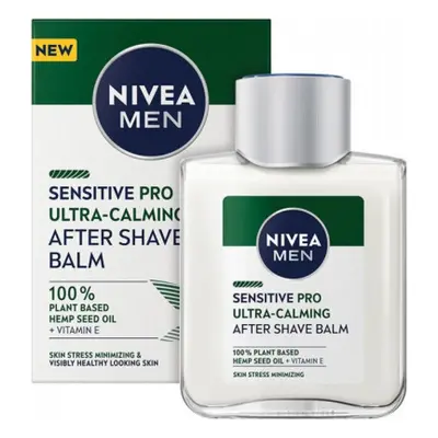 Nivea Men Sensitive Pro Ultra calming balzám po holení s konopným olejem 100 ml