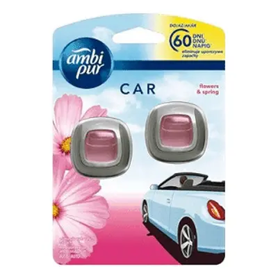 Ambi Pur Car vůně do auta 2x2ml flowers & spring