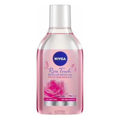 Nivea Rose Dvoufázová micelární voda s růžovou vodou 400 ml