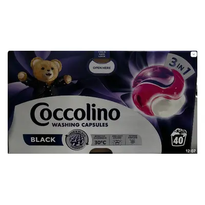 Coccolino Care Black 3IN1 gelové kapsle 40 ks 40 kapslí na tmavé prádlo