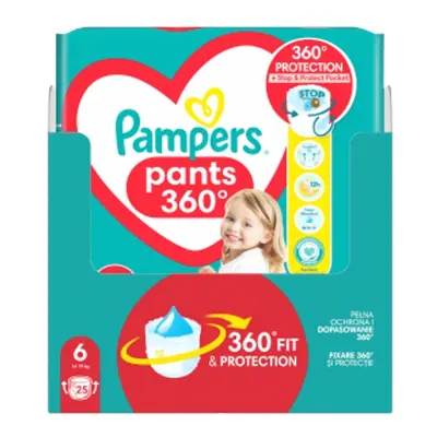 Pampers kalhotkové plenky vel.6 25ks